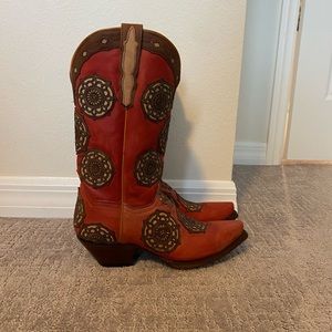 Dan Post Red Cowgirl Boots